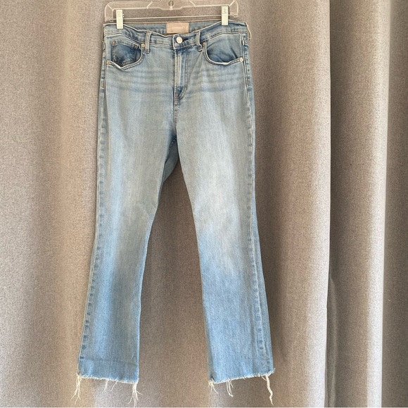 Everlane Denim - Everlane High Rise Kick Crop Light-wash Jeans size 30